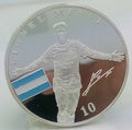 Lionel Messi Barcelona Argentina Signed Coin