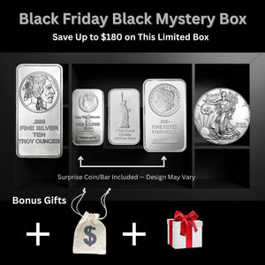 Lingot d'argent avec insigne des États-Unis (10 onces troy)