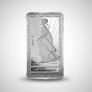 Silberbarren mit USA-Abzeichen (10 Feinunzen)