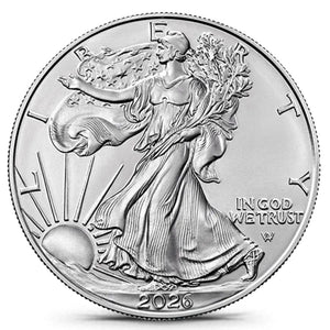 Pièce d'aigle en argent américain 2022 (1 once troy)