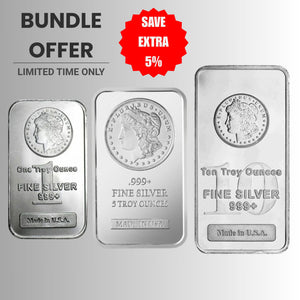 USA Badge Silver Bar Bundle
